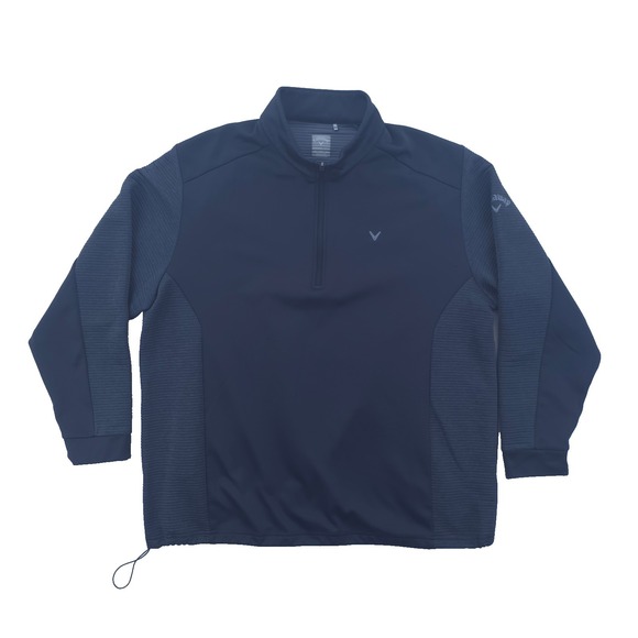 Callaway Other - Callaway Mens 1/4 Zip Weather Series Swing Tech 2X Black Ribbed Pullover Jacket